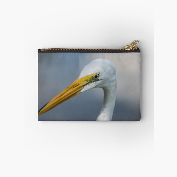 Item preview, Large egret in wildlife preserve designed and sold by KensLensDesigns.