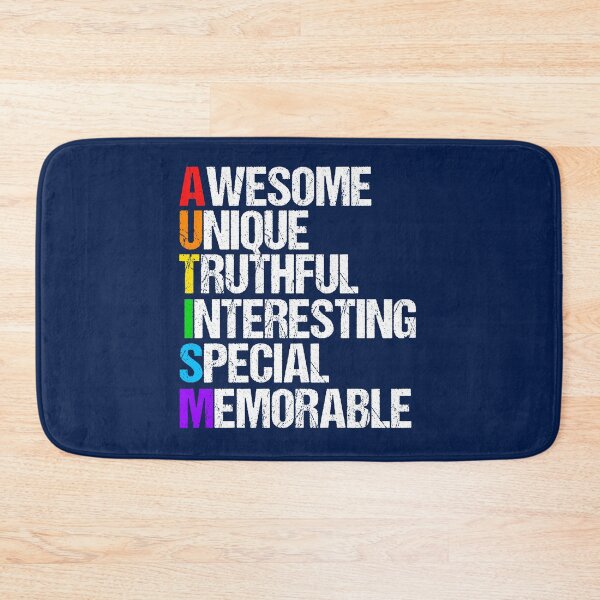 Item preview, Beautiful Autism Pride Word Poem designed and sold by Epic Love Designs.