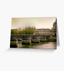 Seine of Old Greeting Card