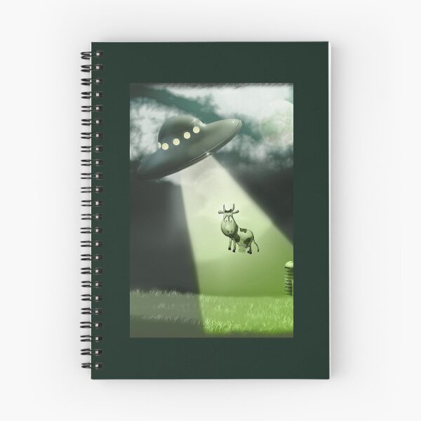 Item preview, Comical Cow Abduction designed and sold by mdkgraphics.