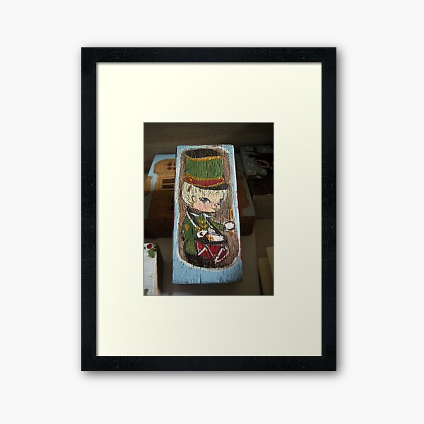 Little drummer boy Framed Art Print