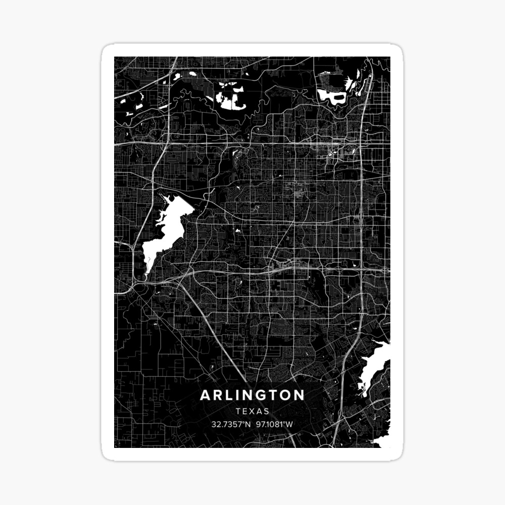 Arlington Art Arlington Texas Map Arlington Print Arlington City Map Arlington Poster Arlington 5762
