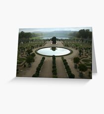 Garden of Versailles Greeting Card