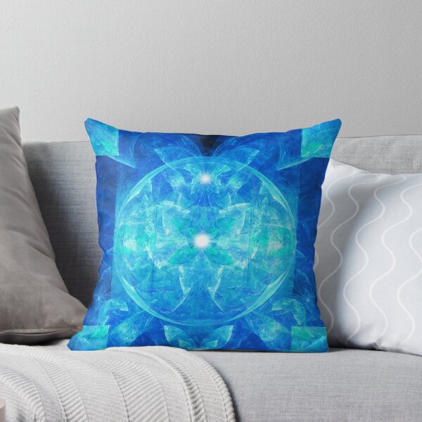 Item preview, Fractal Blue Stone Flower by Cesca Veo designed and sold by cescaveo.
