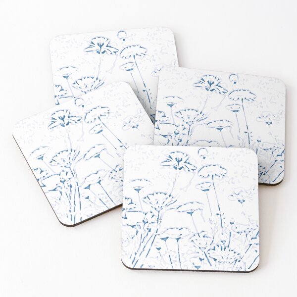 Item preview, Blue and white Marigold designed and sold by Marju Rose.