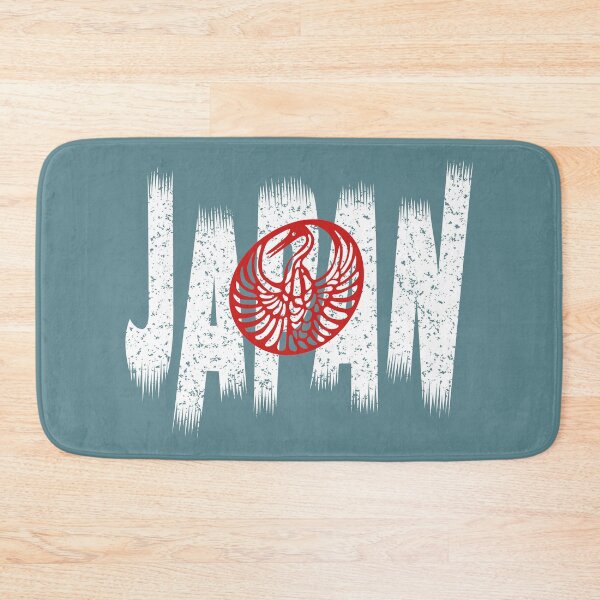 Item preview, Japanese flag with white letters writing Japan designed and sold by portokalis.
