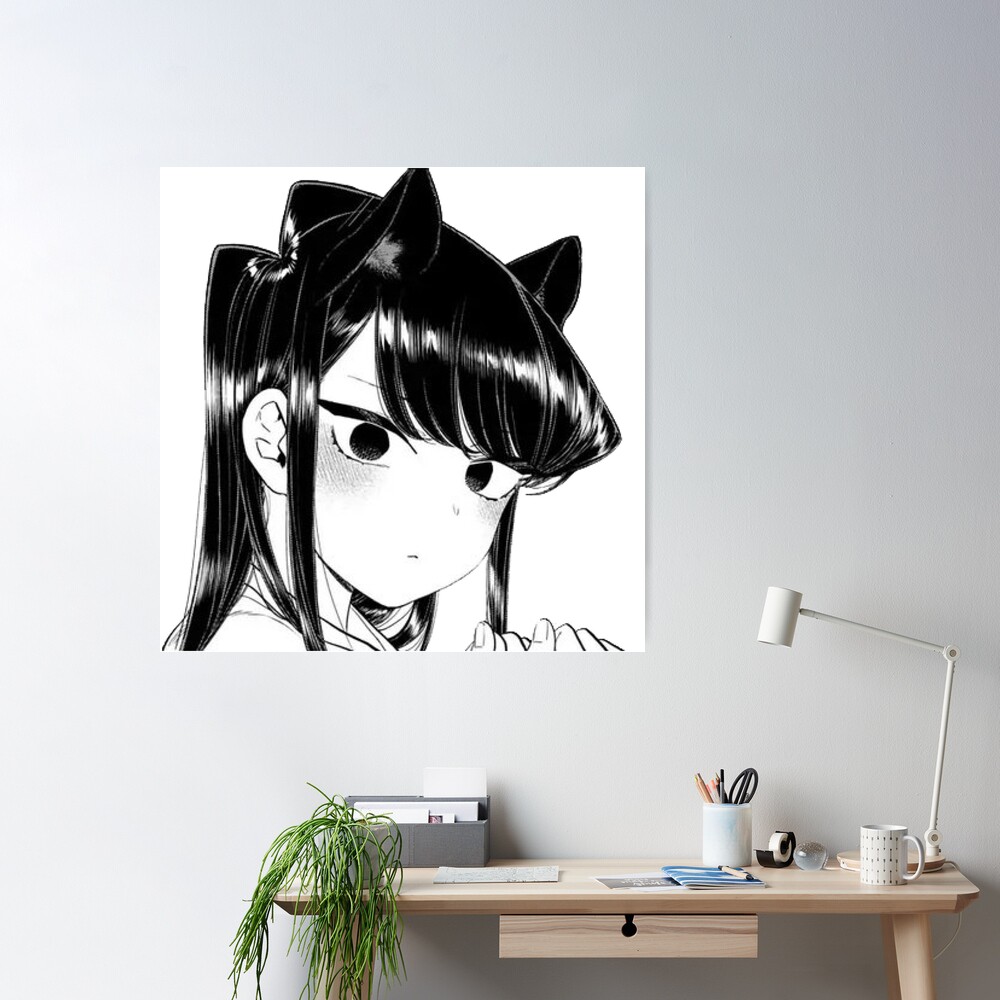 Komi Shouko Cat Face - Komi-san wa, Comyushou desu. Mini Skirt for Sale by  WaboBabo