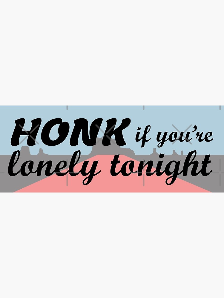 honk if you're lonely tonight | silver jews by craftordiy