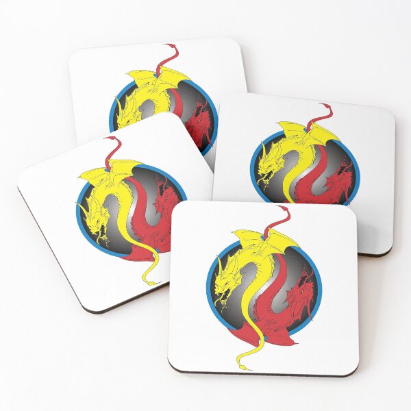 Item preview, Red & Yellow Yin Yang Dragons designed and sold by Waves.