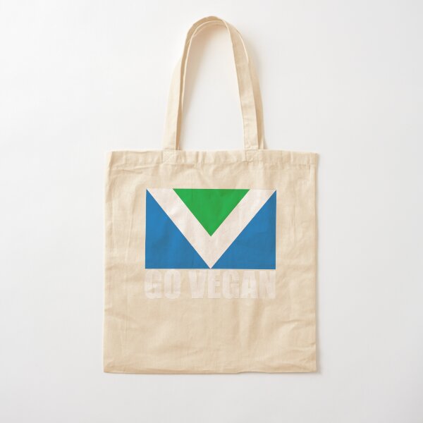 International Vegan Flag Cotton Tote Bag