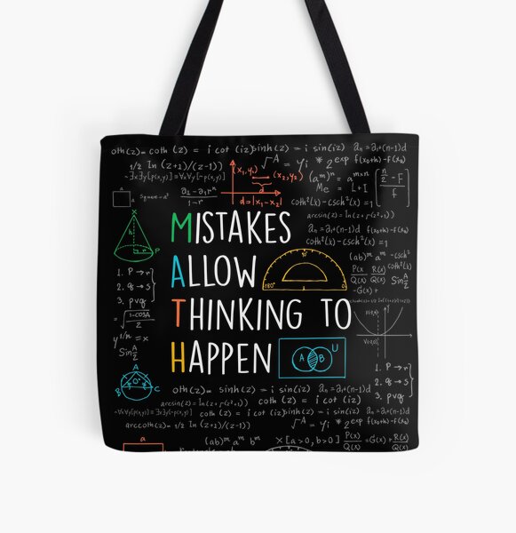 Math Teacher No Problem Too Big Or Too Small Tote Bag By Funmaths Redbubble