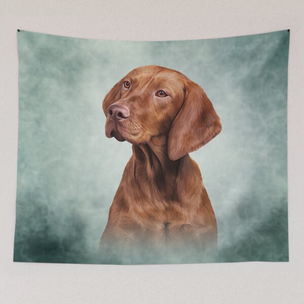 Item preview, Drawing funny Vizsla Pointer designed and sold by bonidog.
