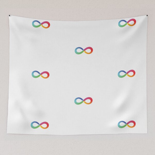 Item preview, Rainbow Infinity Symbol Autism Awareness Neurodiversity graphic designed and sold by doodabobs.