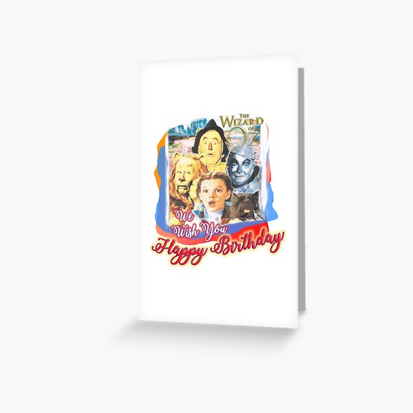 &ldquo;Wizard of OZ Characters are Wishing You Happy Birthday (by ACCI