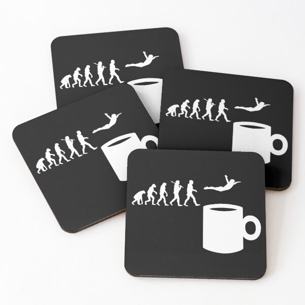 Item preview, Evolution of Man and Coffee designed and sold by divebargraphics.