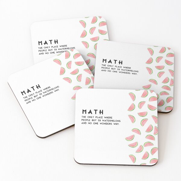 Item preview, Math The Only Place Where People Buy 59 Watermelons And No One Wonders Why designed and sold by johnii1422.