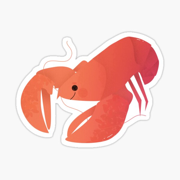"Lobster" Sticker for Sale by ernestember2 Redbubble