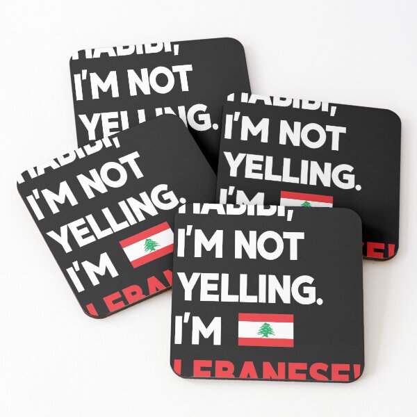 Aperçu de l'œuvre Habibi je suis Libanais! créée et vendue par PeerlessMerch.
