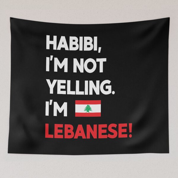 Aperçu de l'œuvre Habibi je suis Libanais! créée et vendue par PeerlessMerch.