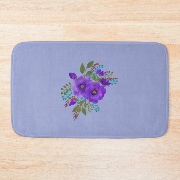 Item preview, Purple Aquarelle Roses Bouquet designed and sold by hatimelhag.