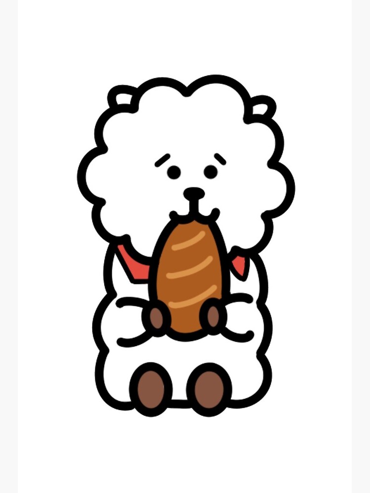 Bt21 Rj Art Board Print By Frizzlepop527 Redbubble