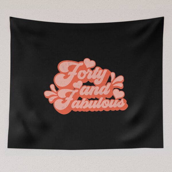 Item preview, forty and fabulous Retro vintage 1979 40th Birthday gifts for women designed and sold by Scoopivich.
