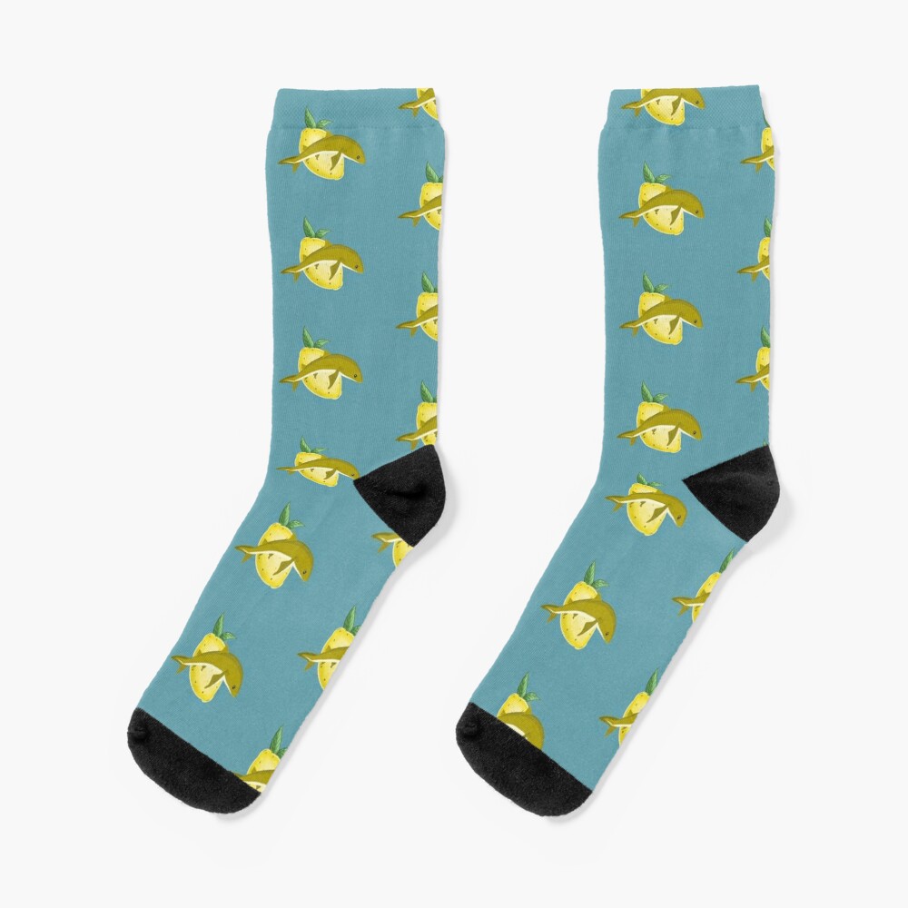 lemon baby socks