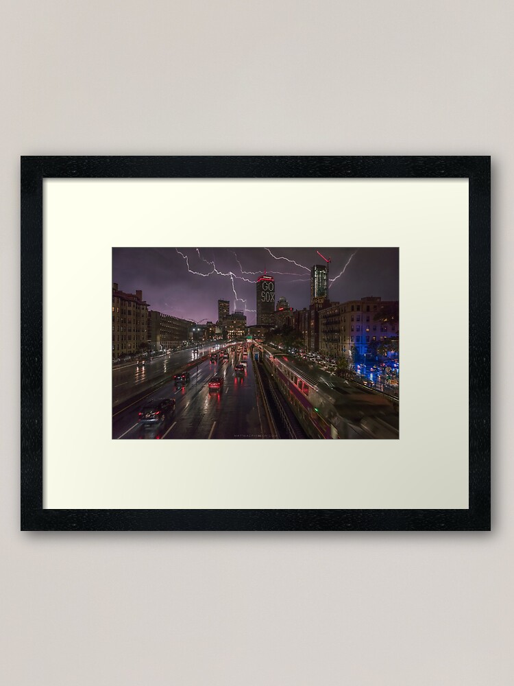 Alternate view of Back Bay, Boston. Framed Art Print