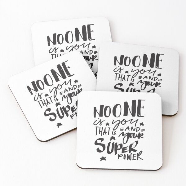 Item preview, No One Is You And That Is Your Super Power Inspirational Quotes designed and sold by ProjectX23.