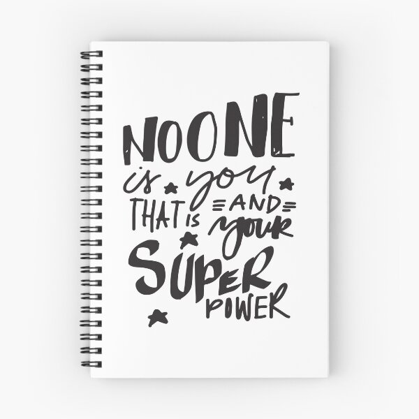 Item preview, No One Is You And That Is Your Super Power Inspirational Quotes designed and sold by ProjectX23.