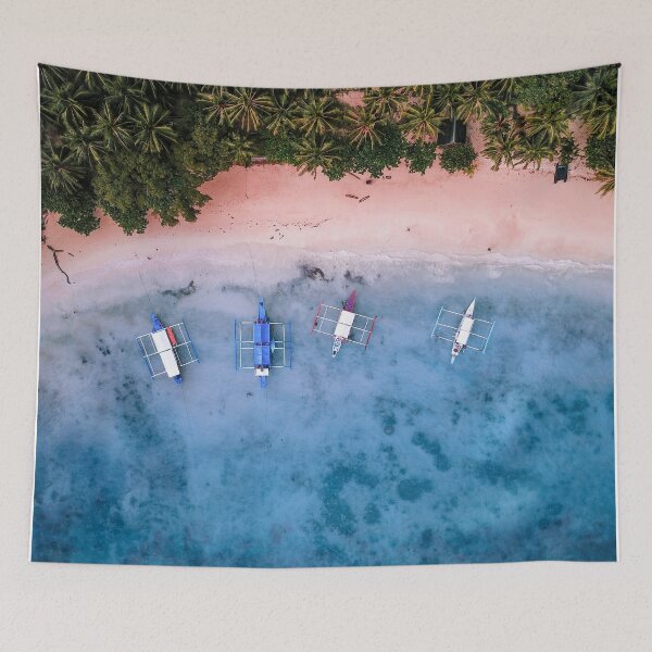 Artikelvorschau, Tropischer Strand El Nido Philippinen | Luftbild drucken entworfen und verkauft von The-Drone-Man.
