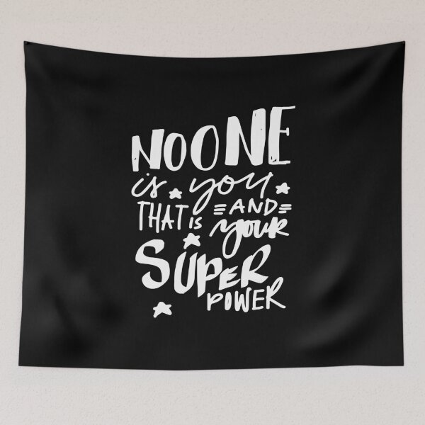 Item preview, No One Is You And That Is Your Super Power Inspirational Quotes designed and sold by ProjectX23.