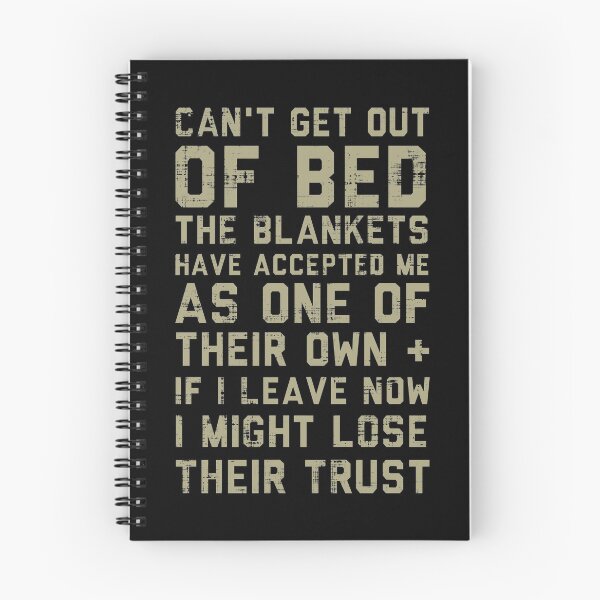 Item preview, Can't Get Out of Bed Blankets designed and sold by DuskAttacker.