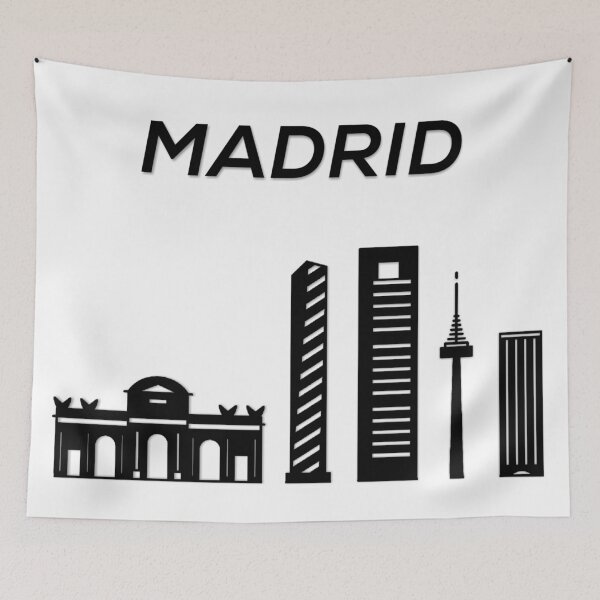 Item preview, Madrid Capital of Spain Skyline designed and sold by marosharaf.