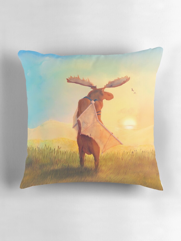 Thumbnail 3 of 4, Pillow, Wistful designed and sold by samlyneill.
