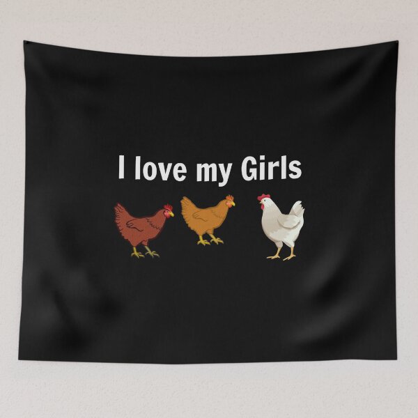 Item preview, Chicken Farmer - I Love My Girls! designed and sold by EstelleStar.