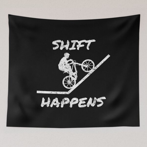 Item preview, Mountain Bike Biking Joke - Shift Happens designed and sold by EstelleStar.
