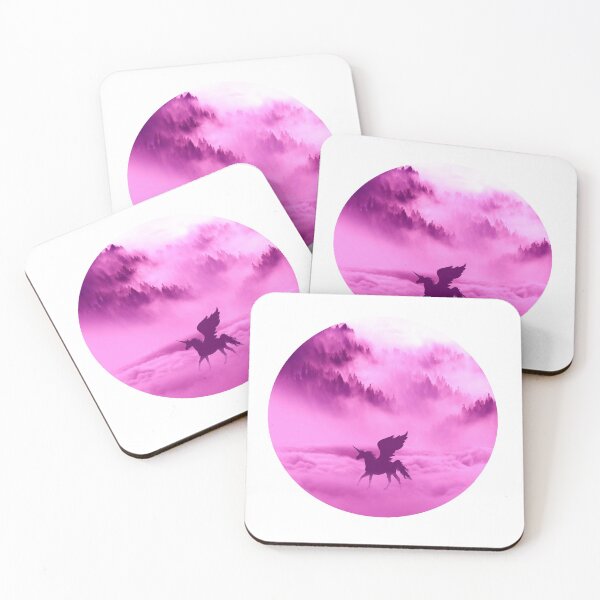 Item preview, cute Unicorn in dreamy pink background design designed and sold by DisenyosDeMike.