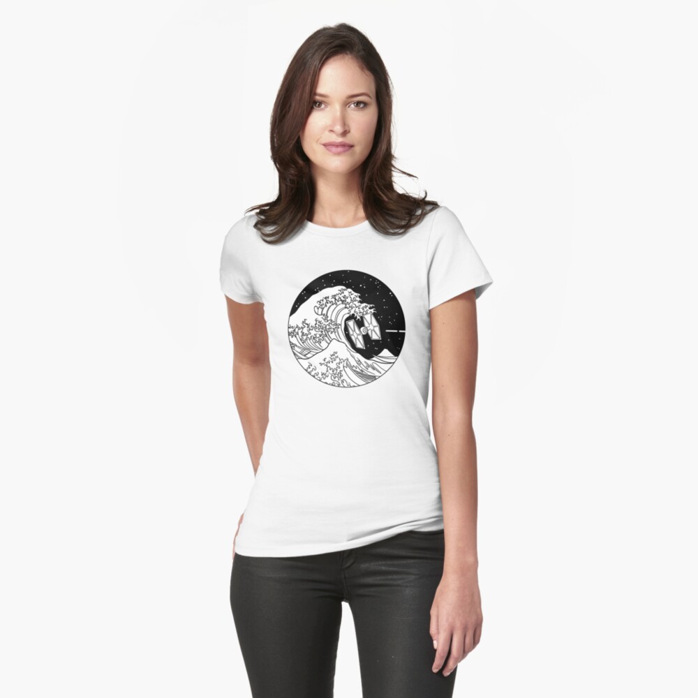 Vista previa del artículo con la obra «Camiseta entallada», diseñado y vendido por luciddreame.