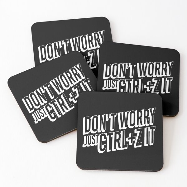 Item preview, Don't worry just ctrl + z designed and sold by hckrman32.