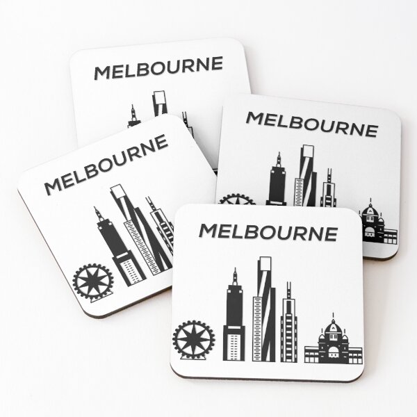Artikelvorschau, Melbourne Skyline, Australien entworfen und verkauft von marosharaf.