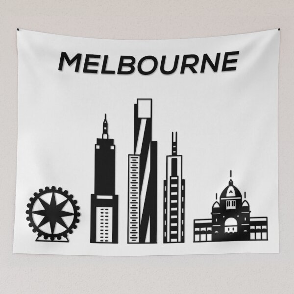 Artikelvorschau, Melbourne Skyline, Australien entworfen und verkauft von marosharaf.