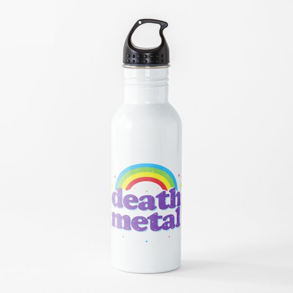 Death Metal Rainbow Water Bottle