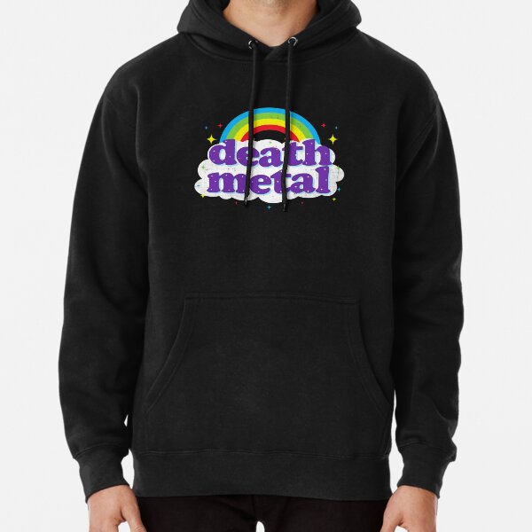 Death Metal Rainbow Pullover Hoodie