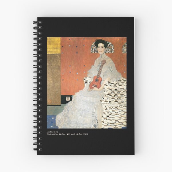Item preview, Bildnis Fritza Riedler 1906 [with ukulele 2019] designed and sold by art-of-the-uke.