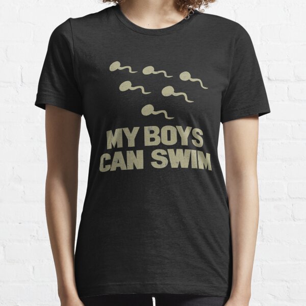 varsity swimming sperm shirt