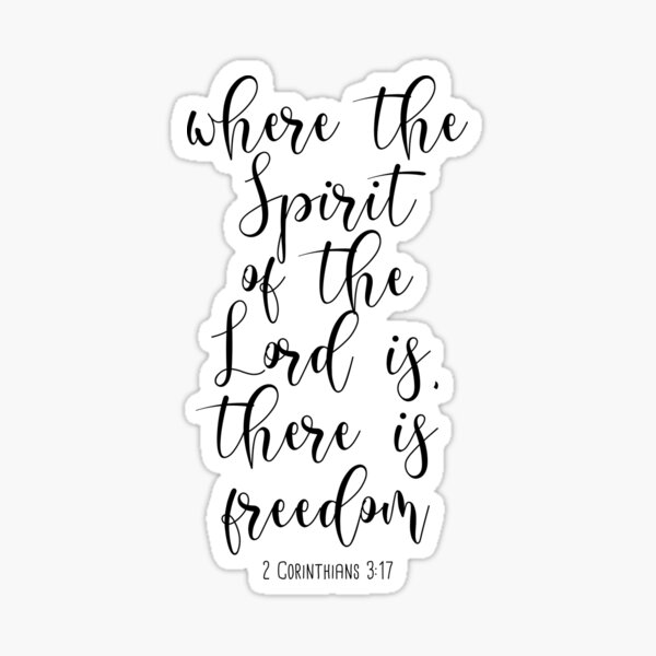 Item preview, Where The Spirit of The Lord is There designed and sold by corbrand.