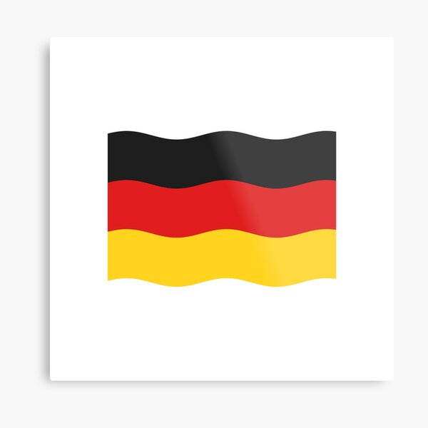 Simple Flag of Germany Metal Print