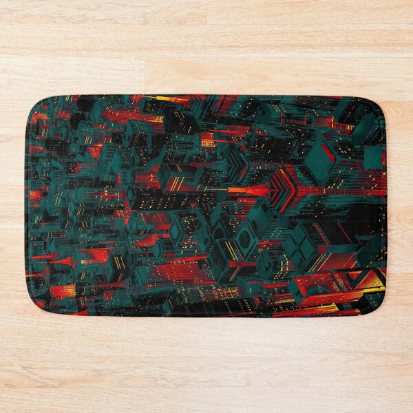 Item preview, Night city glow cartoon designed and sold by GrandeDuc.