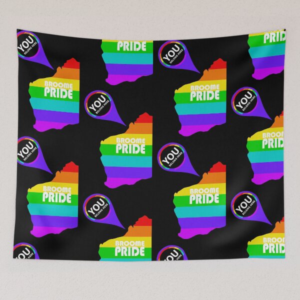 Item preview, Broome Pride You Belong – White Logo designed and sold by BroomePride.